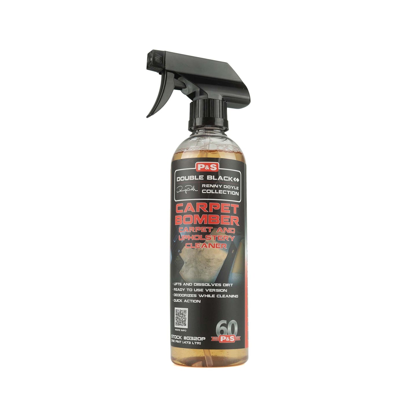 P&S Carpet Bomber 473ml carpet and upholstery cleaner spray bottle