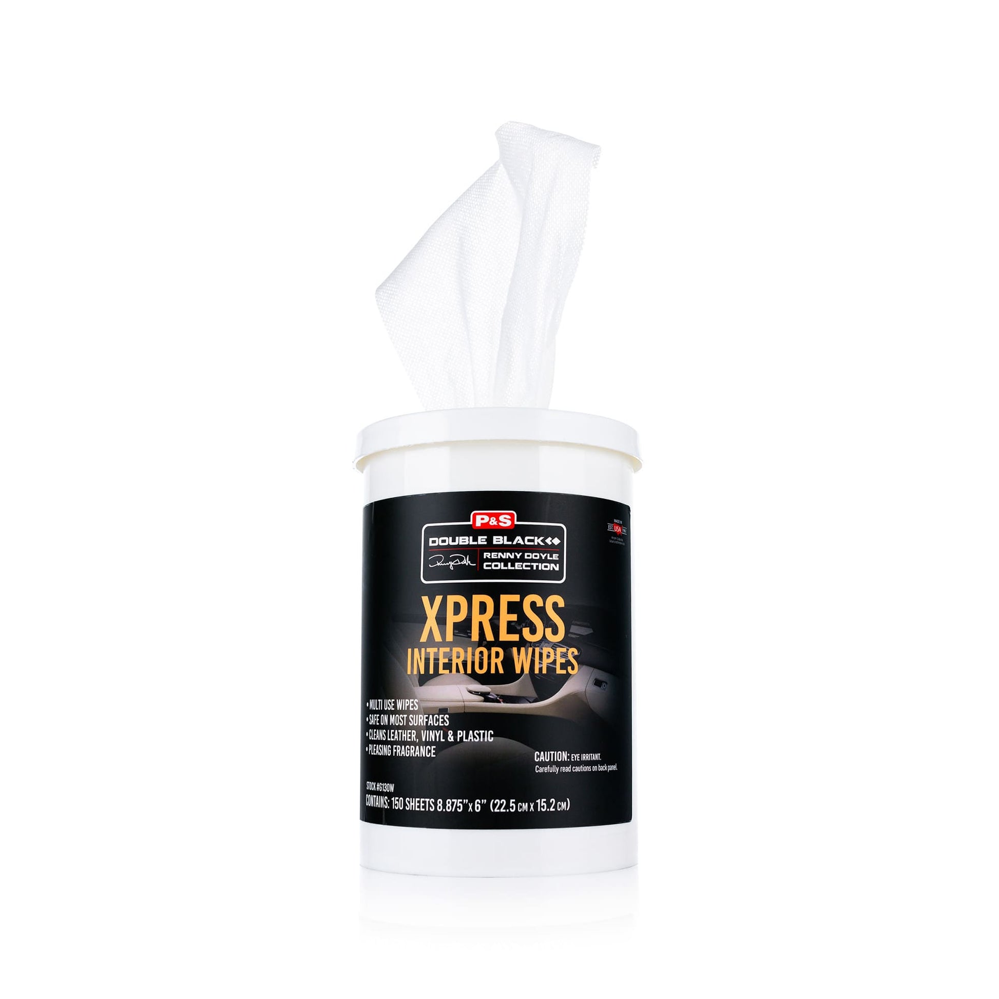 P&S Xpress Interior Wipes - Pre-moistened wipes designed for quick and effective cleaning of interior surfaces, leaving a fresh, streak-free finish.