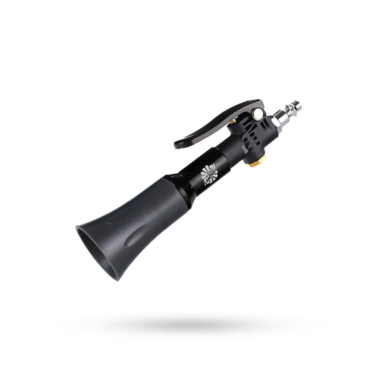The Rag Company Ultra Air Blaster Mini compact air-powered detailing tool on a white background