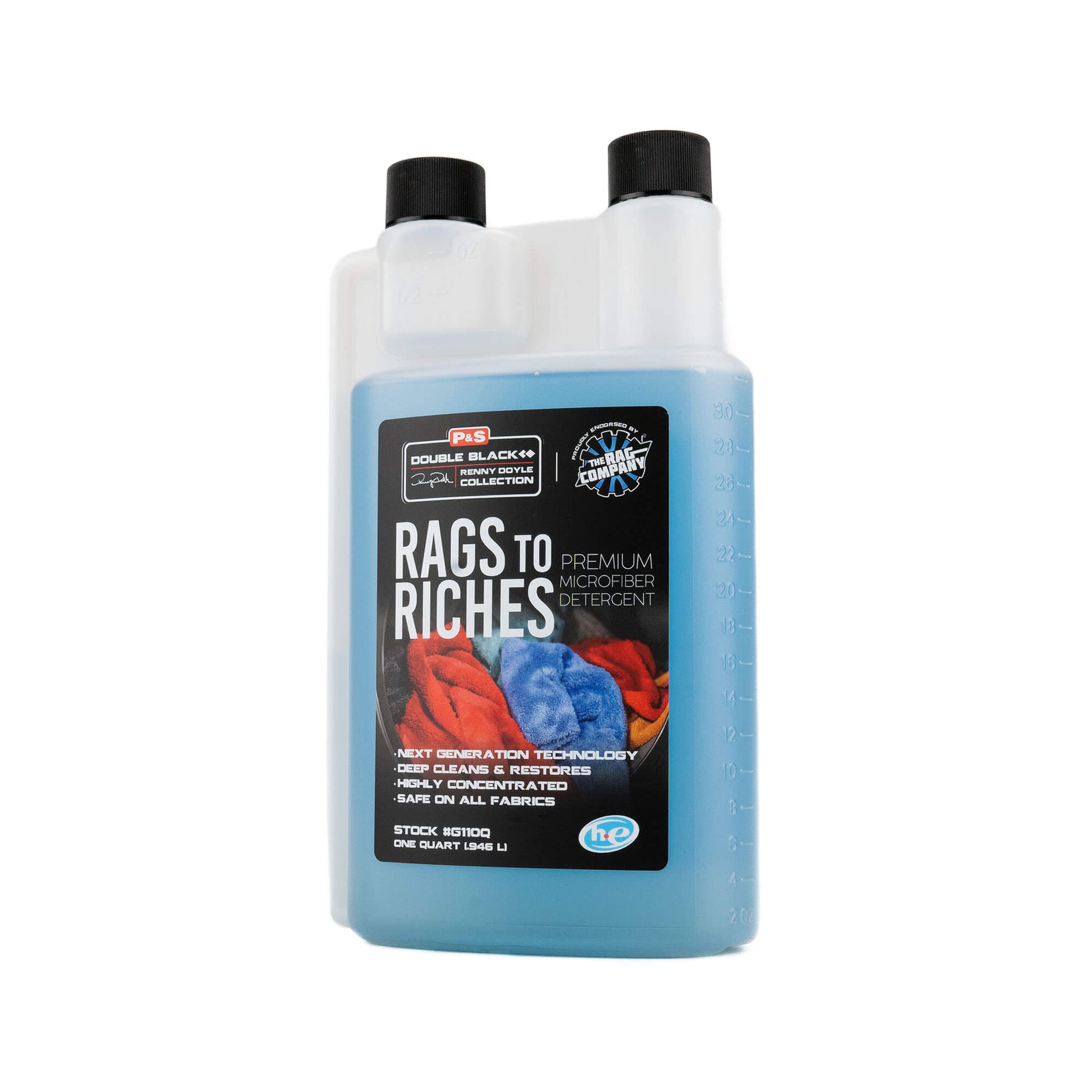 P&S Rags to Riches 946ml microfiber detergent bottle